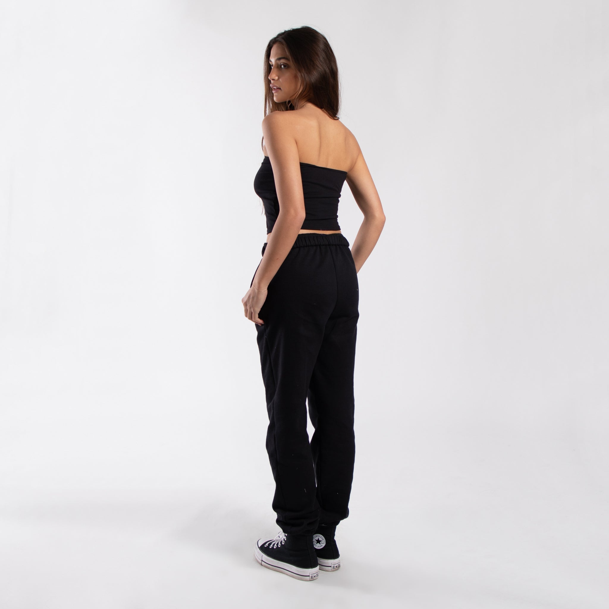 0894 - Women's Cropped Strapless Tube Top - Play Bunny