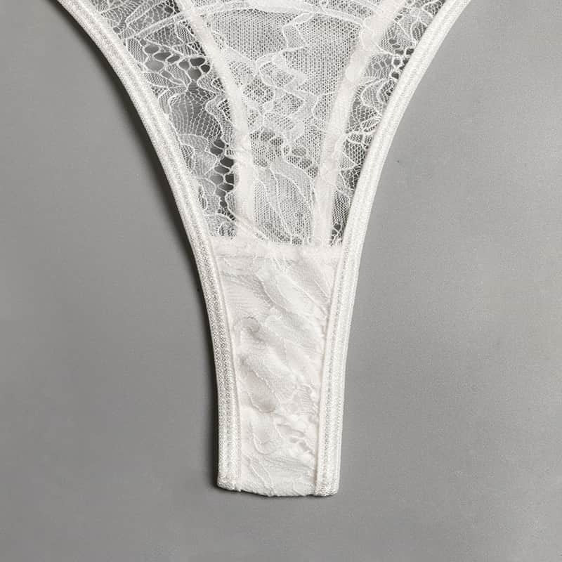 Lace Sexy Bridal Bra Set - Play Bunny