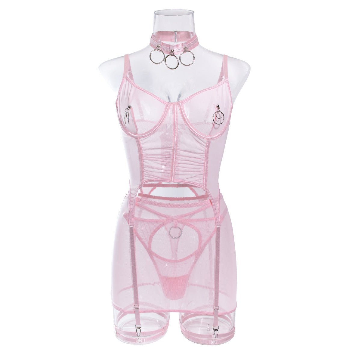 Petal Whisper Bustier Set — Romantic Tulle - Play Bunny