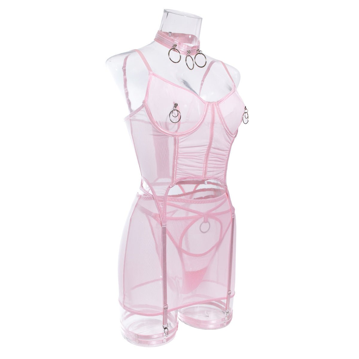 Petal Whisper Bustier Set — Romantic Tulle - Play Bunny