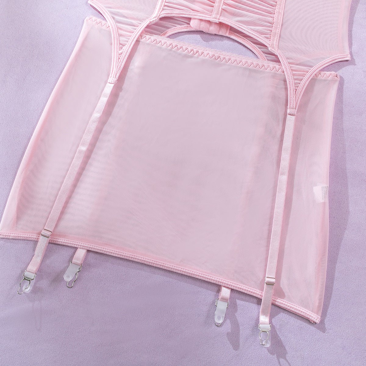 Petal Whisper Bustier Set — Romantic Tulle - Play Bunny