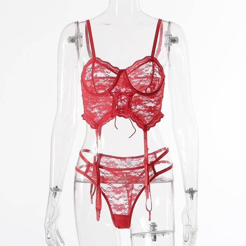 Sexy in Lace Set - Play Bunny