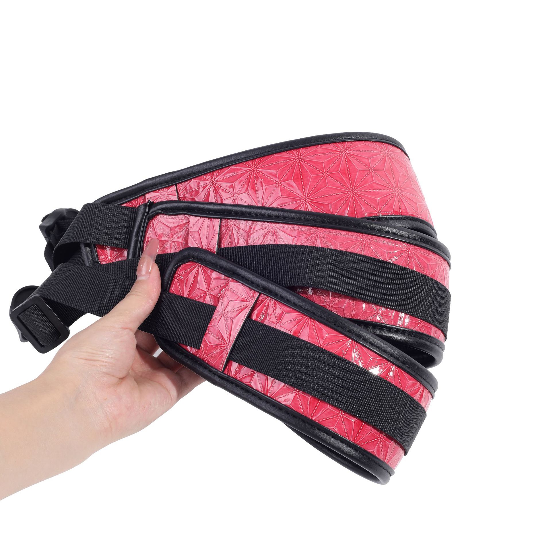 Bondage Leg Restraints in Diamond Pattern - Play Bunny