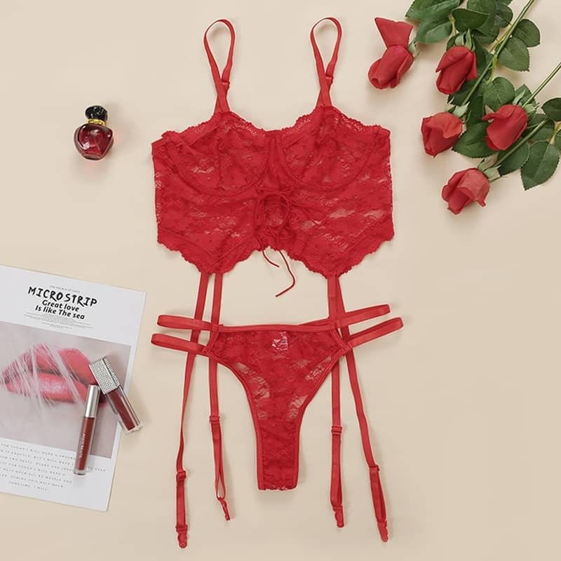 Sexy in Lace Set - Play Bunny